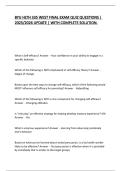 BYU HLTH 335 WEST FINAL EXAM QUIZ QUESTIONS &vert; 2025&sol;2026 UPDATE &vert; WITH COMPLETE SOLUTION&period;
