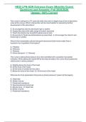 HESI LPN-ADN Entrance Exam &lpar;Mobility Exam&rpar;  Questions  and  Answers &vert; Fall 2025&sol;2026  Update &vert; 100&percnt; Correct 