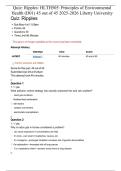 Quiz&colon; Ripples&colon; HLTH505&colon; Principles of Environmental Health &lpar;D01&rpar; 45 out of 45 2025-2026 Liberty University