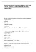 BACKFLOW PREVENTION PRACTICE EXAM 2025&sol;2026 UPDATE QUESTIONS WITH COMPLETE SOLUTION&comma; 100&percnt; CORRECT