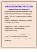 PORTAGE PSYC 101 GENERAL PSYCHOLOGY MIDTERM EXAM  NEWEST 2025&sol;2026 ACTUAL EXAM WITH COMPLETE QUESTIONS  AND CORRECT DETAILED ANSWERS &lpar;100&percnt; VERIFIED ANSWERS&rpar;  &vert;ALREADY GRADED A&plus;&vert; &vert;&vert;PROFESSOR VERIFIED&vert;&vert;