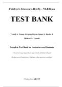 TEST BANK &mdash; Children&rsquo;s Literature&comma; Briefly&comma; 7th Edition &mdash; Terrell A&period; Young&comma; Gregory Bryan&comma; James S&period; Jacobs & Michael O&period; Tunnell &mdash; ISBN 9780135185872