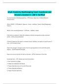 Intuit Academy Bookkeeping Exam Questions and Answers Graded A&plus; 100 &percnt; Verified