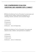 FLSE COMPREHENSIVE EXAM 2026 QUESTIONS AND ANSWERS 100&percnt; CORRECT