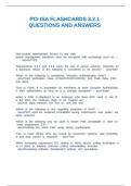 PCI ISA FLASHCARDS 3&period;2&period;1 QUESTIONS AND ANSWERS