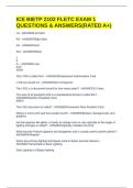 ICE BIETP 2102 FLETC EXAM 1 QUESTIONS & ANSWERS&lpar;RATED A&plus;&rpar;