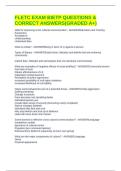 FLETC EXAM BIETP QUESTIONS & CORRECT ANSWERS&lpar;GRADED A&plus;&rpar;