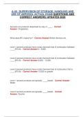 A-49 &sol; SUPERVISION OF STORAGE&comma; HANDLING AND USE OF AEROSOL ACTUAL EXAM QUESTIONS AND CORRECT ANSWERS&vert; UPDATED 2026
