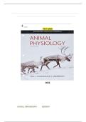 Test Bank For Animal Physiology 5th Edition by Richard W&period; Hill&comma; Margaret Anderson & Daniel Cavanaugh&vert; 9780197552438&vert; All Chapters 1-30 &vert;&vert;Complete A&plus; Guide