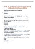 NOCTI PRE ENGINEERING EXAM STUDY GUIDE QUESTIONS AND CORRECT ANSWERS 100&percnt; VERIFIED&excl;&excl;&excl;