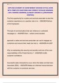 USPS SSA ACADEMY 421 EXAM NEWEST 2025&sol;2026 ACTUAL EXAM  WITH COMPLETE QUESTIONS AND CORRECT DETAILED ANSWERS  &lpar;100&percnt; VERIFIED ANSWERS&rpar; &vert;ALREADY GRADED A&plus;&vert; &vert;&vert;PROFESSOR  VERIFIED&vert;&vert; 