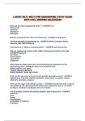 LATEST &lpar;RLT&rpar; NOCTI PRE ENGINEERING STUDY GUIDE WITH 100&percnt; VERIFIED SOLUTIONS&excl;&excl;