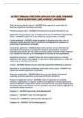 LATEST INDIANA PESTICIDE APPLICATOR CORE TRAINING EXAM QUESTIONS AND CORRECT ANSWERS&excl;&excl;&excl;