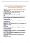 LATEST NJDEP CORE PESTICIDE APPLICATOR TRAINING QUESTIONS AND CORRECT ANSWERS&excl;&excl;