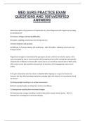 MED SURG PRACTICE EXAM QUESTIONS AND 100-VERIFIED ANSWERS&period;pdf