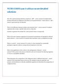 NURS 1160 Exam 1 with accurate detailed solutions