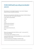 NURS 1160 EXAM COMPILATION BUNDLE &vert; NEWET EXMA PACKAGE&excl;&excl;&excl;