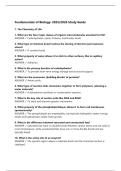 Fundamentals of Biology&colon; 2025&sol;2026 Study Guide