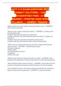 ACCT 410 EXAM QUESTIONS WITH CORRECT SOLUTIONS&vert;&vert;100&percnt; GUARANTEED PASS&vert;&vert;A&plus; GRADED&vert;&vert;UPDATED 2025&sol;2026 SYLLABUS&vert;&vert;<<NEWEST VERSION