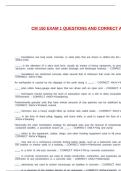CM 150 EXAM 1 QUESTIONS AND CORRECT ANSWERS
