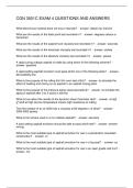 CGN 3501C EXAM 4 QUESTIONS AND ANSWERS
