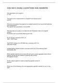 CGN 3501C EXAM 4 QUESTIONS AND ANSWERS