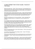 ILLINOIS PERMIT TEST STUDY GUIDE - RULES OF THE ROAD
