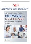 Test Bank for Advanced Practice Nursing in the Care of Older Adults 3rd Edition by Laurie Kennedy &lpar;2026&rpar;