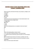 HUNTER SAFETY EXAM &lpar;MANITOBA&rpar; WITH 100&percnt; CORRECT ANSWERS NEW&excl;&excl;