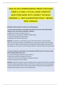 NGN ATI RN COMPREHENSIVE PREDICTOR EXAM  FORM A&comma; B AND C ACTUAL EXAM COMPLETE  QUESTIONS BANK WITH CORRECT DETAILED  ANSWERS &vert;&vert; 100&percnt; GUARANTEED PASS&excl;&excl; <BRAND  NEW VERSION>