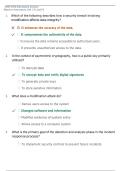   WGU D430 Information Security   Objective Assessment &vert; OA  &vert; V1 and V2  &vert; 200 Questions and Answers &vert; 2025&sol;2026 Update &vert; 100&percnt; Correct&period;