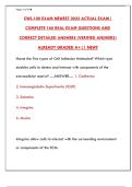 CWS-100 Exam 2025&colon; 160 Actual Questions & Verified Answers &vert; Certified Wound Specialist
