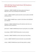 HCR 240 Final Study Guide Exam 104 Questions with Verified Answers&comma;100&percnt;CORRECT
