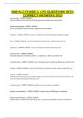 68W ALC PHASE 3&comma; LPC QUESTIONS WITH CORRECT ANSWERS 2025