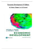 Economic Development 13th Edition Test Bank &vert; All Chapters &vert; Latest Complete Guide A&plus;