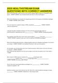 2025 HEALTHSTREAM EXAM QUESTIONS WITH CORRECT ANSWERS&period;