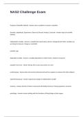 NAS2 Challenge Exam Questions and Answers