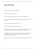 Navy OAR Test Questions and Answers