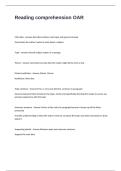 Reading comprehension  Test Questions and Answers-OAR