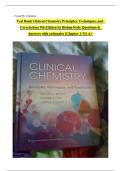 Test Bank for Clinical Chemistry Principles Techniques Correlations 9th Edition by Michael L&period; Bishop