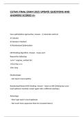 CS7641 FINAL EXAM 2025 UPDATE QUESTIONS AND ANSWERS SCORED A&plus;
