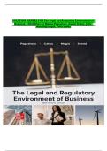 SOLUTION MANUAL FOR The Legal and Regulatory Environment of  Business&comma; 19th Edition By Marisa Pagnattaro&comma; Daniel Cahoy&comma; Julie   Manning Magid&comma; Peter Shedd  