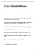 CS-7641 - MIDTERM &vert; 2025&sol;2026 UPDATE &vert; QUESTIONS AND ANSWERS &vert; 100&percnt; CORRECT&period;