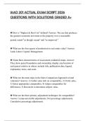 IAAO 201 ACTUAL EXAM SCRIPT 2026 QUESTIONS WITH SOLUTIONS GRADED A&plus;