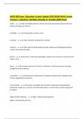 NURS 304 Exam &vert;Questions &lpar;Latest Update 2025&vert;2026&rpar; With Correct Answers &vert; Solutions &vert;Verified &vert;Already A&plus; Graded &lpar;100&percnt; Pass&rpar;