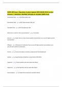 NURS 304 Exam &vert;Questions &lpar;Latest Update 2025&vert;2026&rpar; With Correct Answers &vert; Solutions &vert;Verified &vert;Already A&plus; Graded &lpar;100&percnt; Pass&rpar;