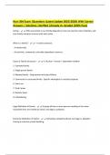 Nurs 304 Exam &vert;Questions &lpar;Latest Update 2025&vert;2026&rpar; With Correct Answers &vert; Solutions &vert;Verified &vert;Already A&plus; Graded &lpar;100&percnt; Pass&rpar;