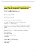 NURS 304 Exam &vert;Questions &lpar;Latest Update 2025&vert;2026&rpar; With Correct Answers &vert; Solutions &vert;Verified &vert;Already A&plus; Graded &lpar;100&percnt; Pass&rpar;