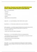 NURS 304 Exam &vert;Questions &lpar;Latest Update 2025&vert;2026&rpar; With Correct Answers &vert; Solutions &vert;Verified &vert;Already A&plus; Graded &lpar;100&percnt; Pass&rpar;