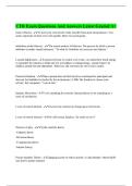 CTR Exam Questions And Answers Latest Graded A&plus;
